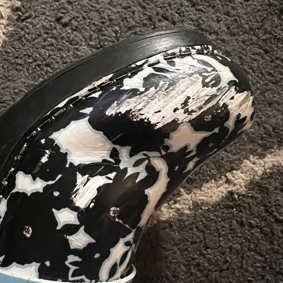 Koi by Sanita Blue Floral Original Danish Clogs Size 39 (7.5-8) - Picture 7 of 7